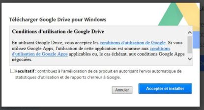 Installation Google Drive - Jesauvegardemesdocuments.fr