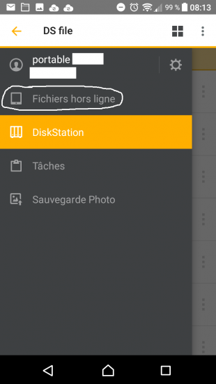 DS file - Sélection fichiers hors ligne (locaux) - Jesauvegardemesdocuments.fr